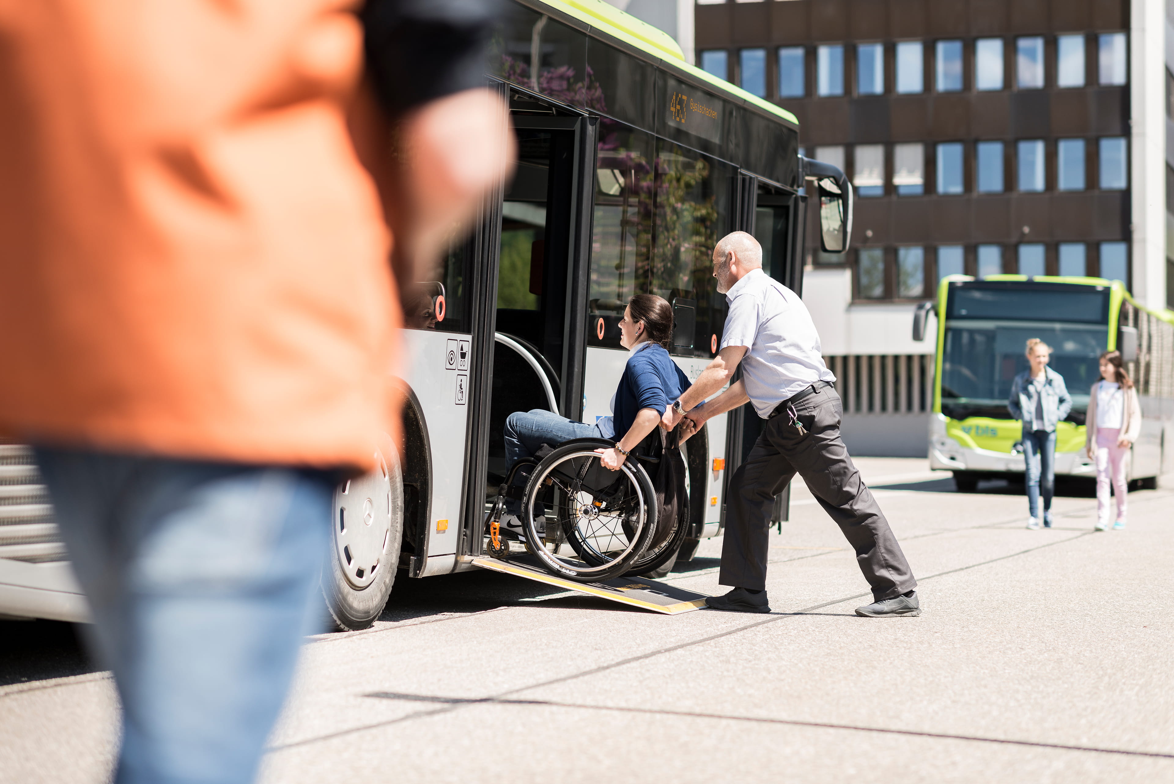 Fahrgastinformation Reisen mit Handicap BLS AG