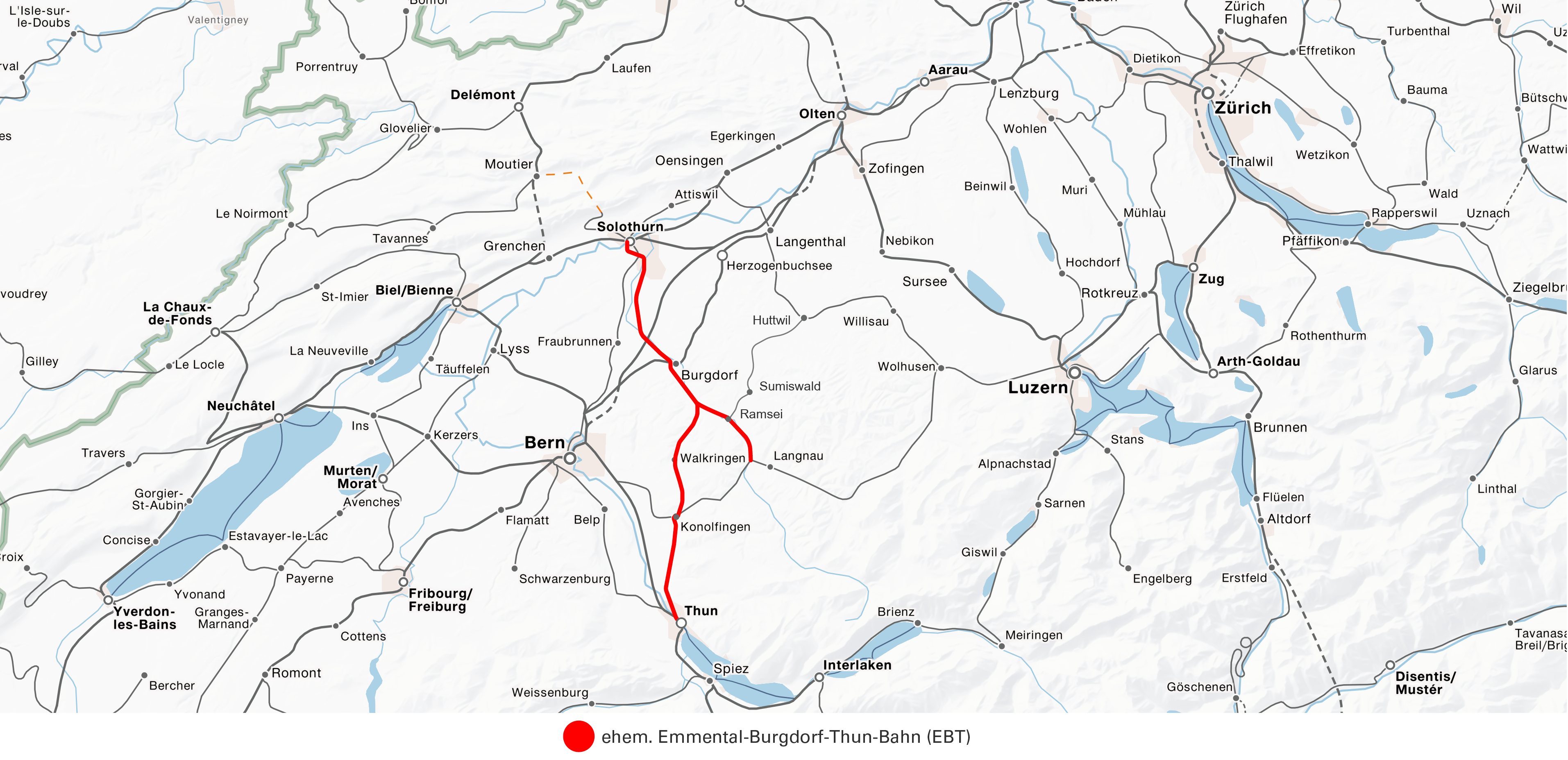 Bahnnetz EBT