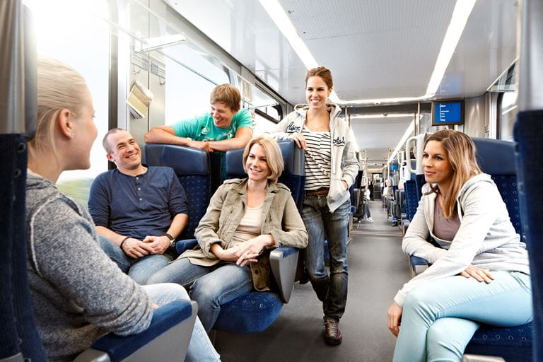 Mit dem Lötschberger unterwegs.